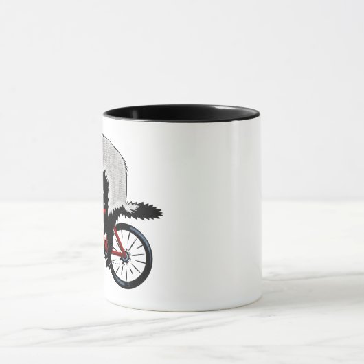 Bicycle Honey Badger Tasse (Zentrum)