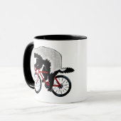 Bicycle Honey Badger Tasse (Vorderseite Links)