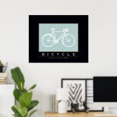 BICYCLE immer eine gute Idee Poster (Heimbüro)