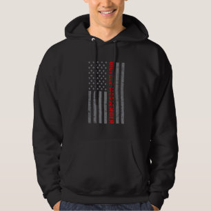 Bicycle Messenger Vintage US-Flagge für Männer Vat Hoodie