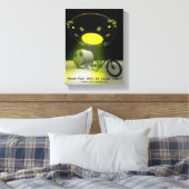 Bicycle Mini Camper Mark II Design UFO Promo 2 Leinwanddruck (Insitu (Schlafzimmer))