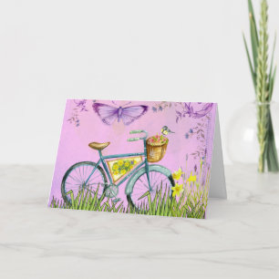 Bicycle P23A Blank Note Card Karte