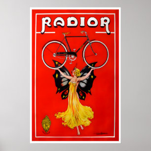 Bicycle Poster Vintage Radfahren Fahrrad Kunst (H2