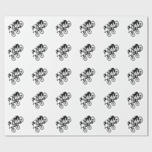 Bicycle Race Geschenkpapier (Flach)