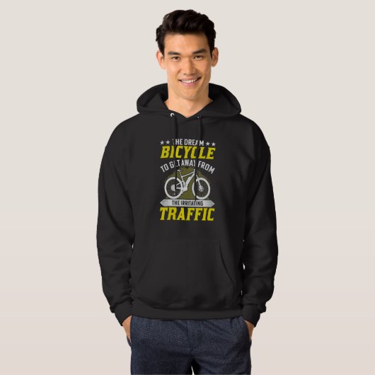 Bicycle Riding Rider Cycling Cyclist Hoodie (Vorne ganz)