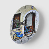 Bicycle Runde Wanduhr (Winkel)