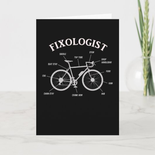 Bicycle Seller Bicycle technician funny Gift Karte (Vorderseite)