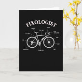 Bicycle Seller Bicycle technician funny Gift Karte (Gelbe Blume)