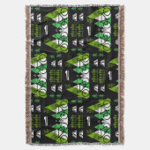 Bicycle Themed Print Decke (Vorderseite Vertikal)