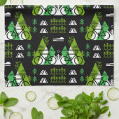 Bicycle Themed Print Geschirrtuch (Gefaltet)