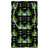 Bicycle Themed Print Kleine Geschenktüte (Rückseite)