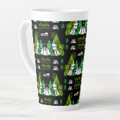 Bicycle Themed Print Milchtasse (Linke Ecke)