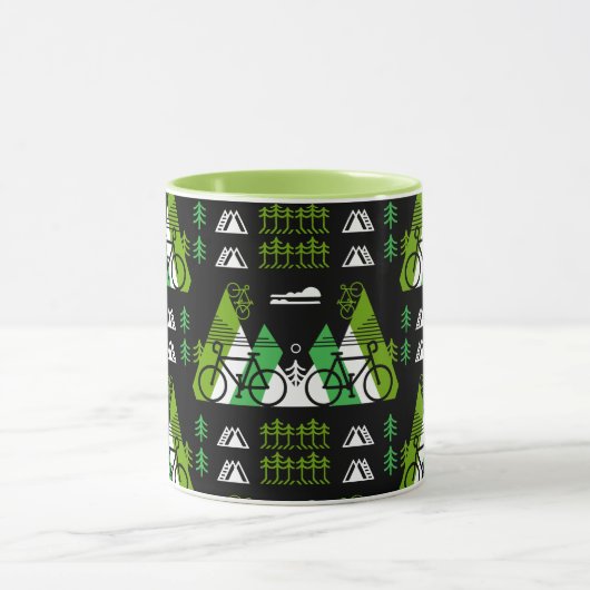 Bicycle Themed Print Tasse (Zentrum)