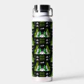 Bicycle Themed Print Trinkflasche (Rückseite)