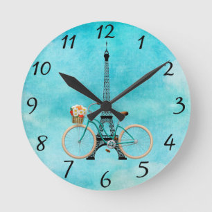 Bicycle Wall Clock Runde Wanduhr