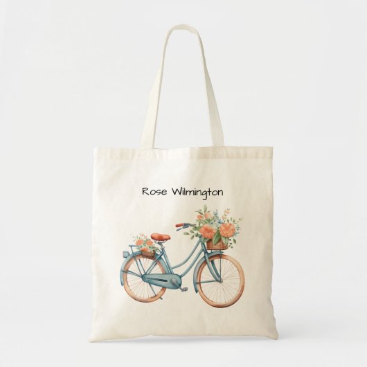 Bicycle Watercolor  Tragetasche (Vorne)