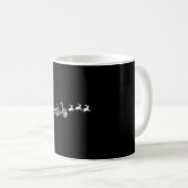 Bicycle Weihnachten Schlitten - Funny Bicycle Kaffeetasse (VorderseiteRechts)