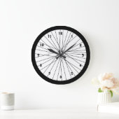 Bicycle Wheel clock with numbers Große Wanduhr (Zuhause)