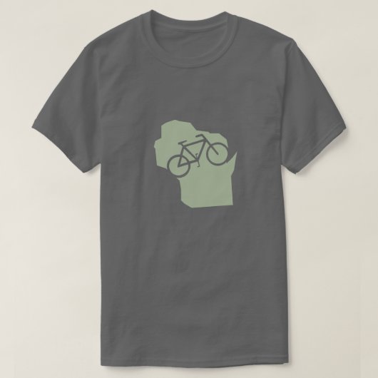 Bicycle Wisconsin T - Shirt (Design vorne)