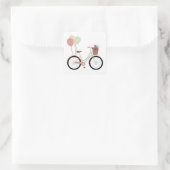 *BICYCLE WITH BALLONS* STICKER (Tasche)