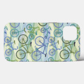 Bicycles Blue Green iPhone Gehäuse Case-Mate iPhone Hülle (Rückseite (Horizontal))