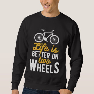 bicycles cyclists bicyclists on a bike sweatshirt