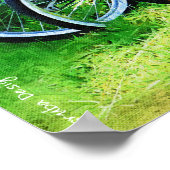 Bicycles Fire Island Poster (Ecke)