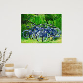 Bicycles Fire Island Poster (Küche)