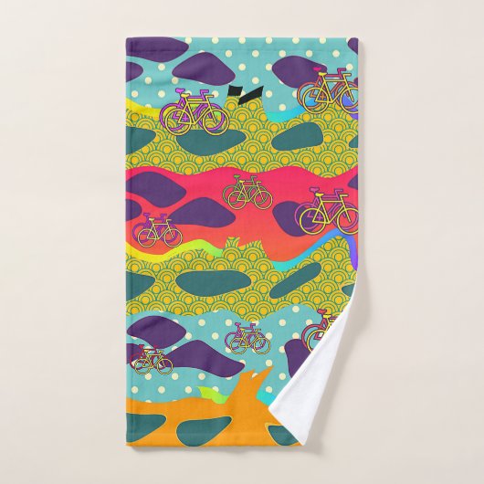 Bicycles Fun Badhandtuch Set (Handtuch)