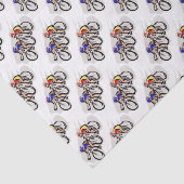 Bicycles Seidenpapier (Ausschnitt)