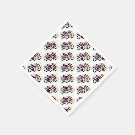 Bicycles Serviette (Ecke)