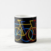 Bicyclesin3ColorsBig Kaffeetasse (Mittel)