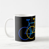 Bicyclesin3ColorsBig Kaffeetasse (Links)