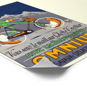 Bicyclette Omnium Vintage Poster 1924 (Ecke)