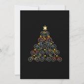 Bicyclist Weihnachten Baum Funny Biker Biker Weihn Save The Date (Vorderseite)