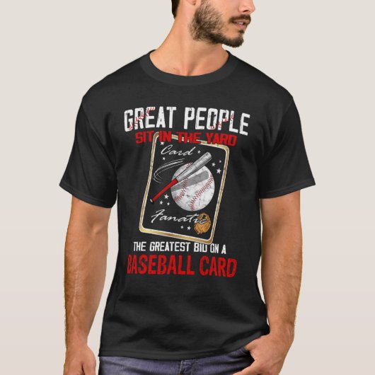 Bid on baseball card Sportcard Collector T-Shirt (Vorderseite)