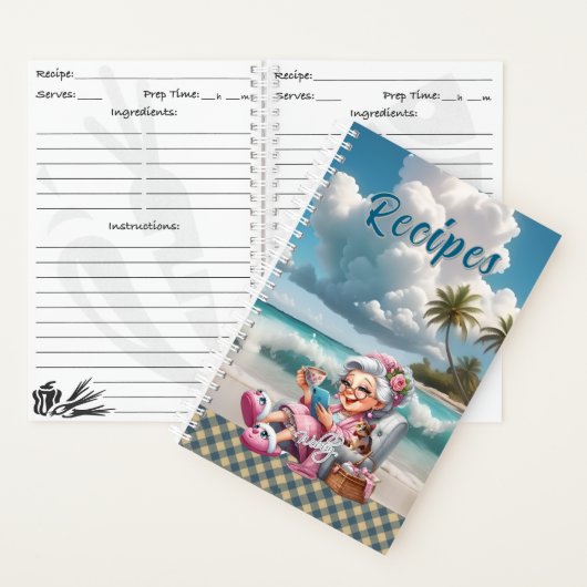 Biddie Buddies Brand Recipe Notebook - Webby Notizblock (Innen)