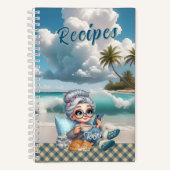 Biddie Buddies Brand Rezept Notebook - Regen Notizblock (Vorderseite)