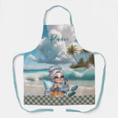 Biddie Buddies Brand Schürze - Regen (Vorderseite)