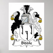 Biddle Familienwappen Poster (Vorne)