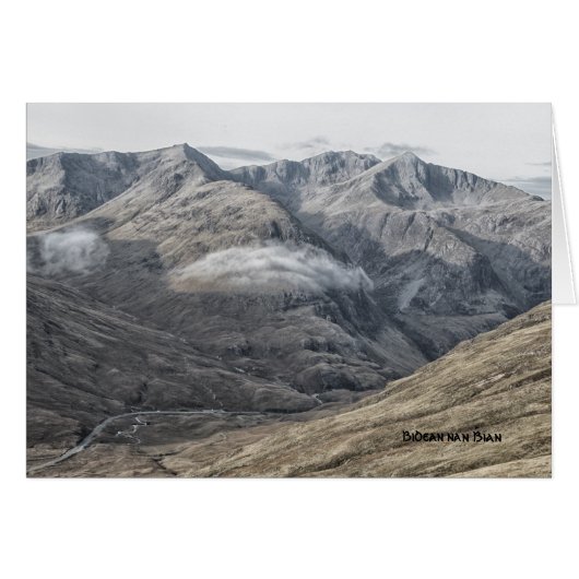 Bidean nam Bian, Landschaft Glencoe Schottland (Vorderseite (Horizontal))