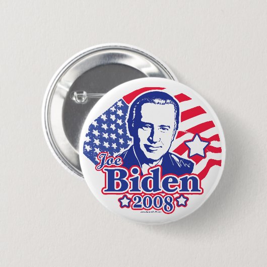 Biden 2008 Knopf Button (Vorne & Hinten)