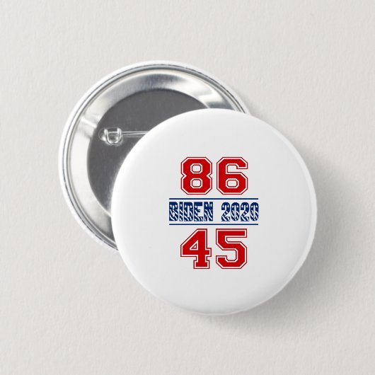 Biden 2020 - 86 45 button (Vorne & Hinten)
