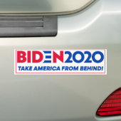 Biden 2020 - Amerika von hinten Autoaufkleber (Auf Auto)