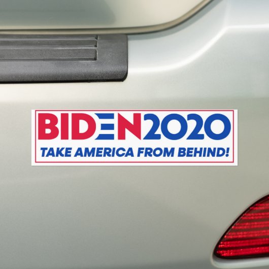 Biden 2020 - Amerika von hinten Autoaufkleber (Auf Auto)