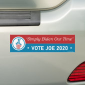 Biden 2020 Autoaufkleber (Auf Auto)