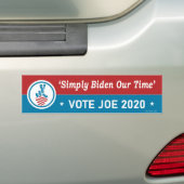 Biden 2020 Autoaufkleber (Auf Auto)