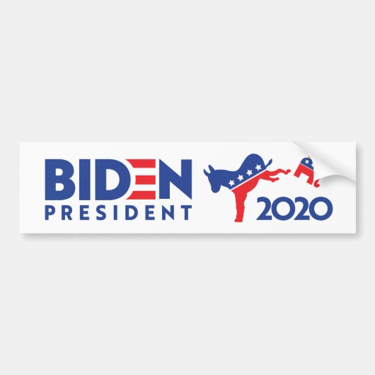 Biden 2020 autoaufkleber (Vorne)