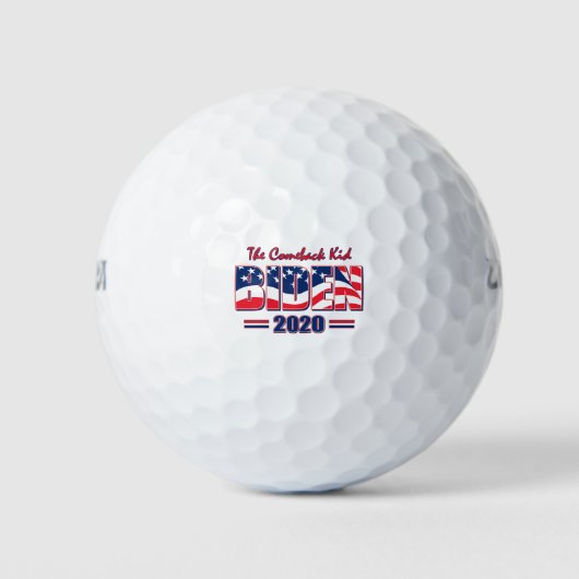 BIDEN-2020-Comeback-Kid Golfball (Vorderseite)