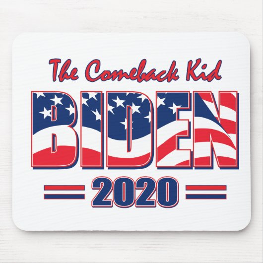 BIDEN-2020-Comeback-Kid Mousepad (Vorne)